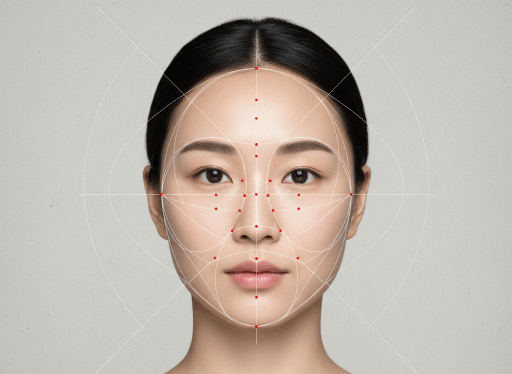 雅里絲醫美李佳駿醫師專業人像比例與比例平衡分析